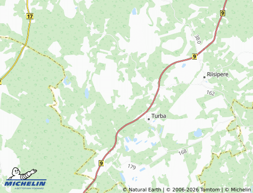 MICHELIN Viruküla map - ViaMichelin