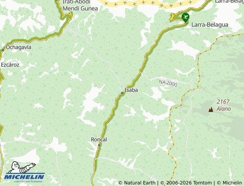 MICHELIN-Landkarte Isaba - ViaMichelin