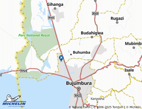 MICHELIN Buhumba map - ViaMichelin