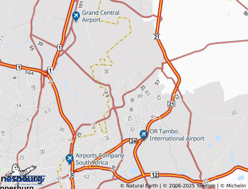 MICHELIN Rietonvale Agricultural Holdings map - ViaMichelin