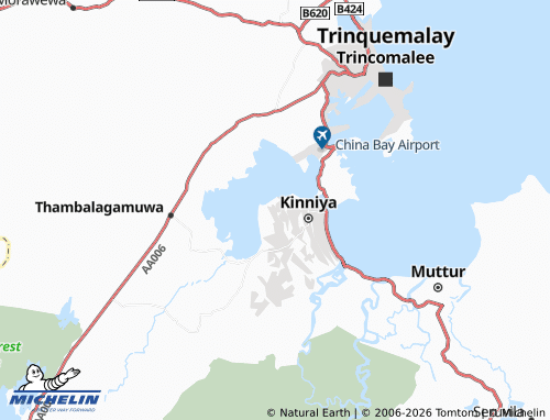 MICHELIN Naduthivu2 map - ViaMichelin