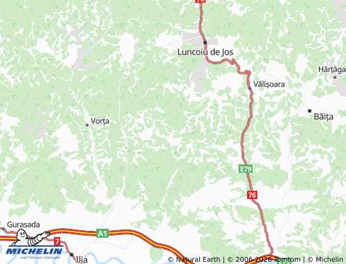 MICHELIN Furcșoara map - ViaMichelin