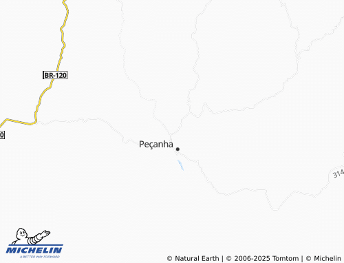 MICHELIN Sagrado Coração de Jesus map - ViaMichelin