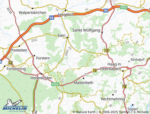 MICHELIN Söcking map - ViaMichelin
