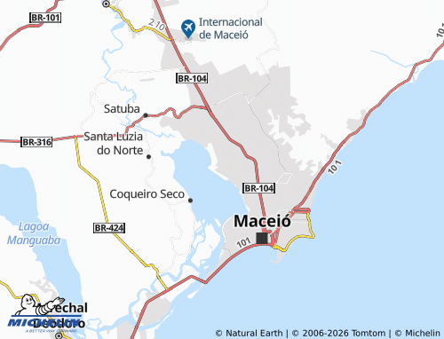 Mappa MICHELIN Santa Amélia - ViaMichelin