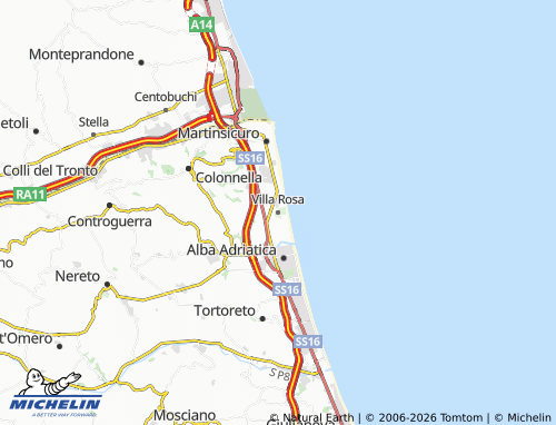 Mappa MICHELIN Villa Rosa - ViaMichelin