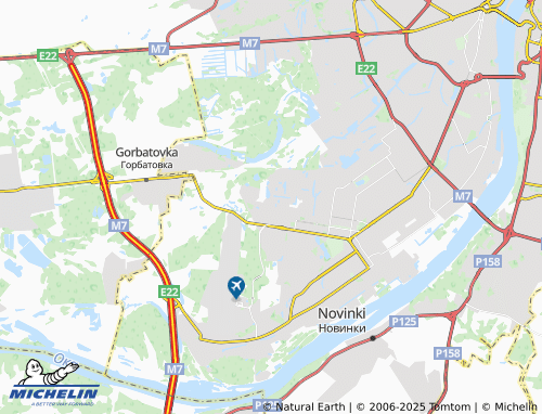 MICHELIN Stroygaz NST map - ViaMichelin