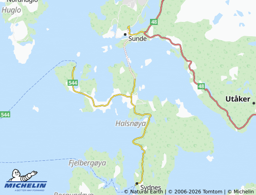 Mapa MICHELIN Tofte - ViaMichelin