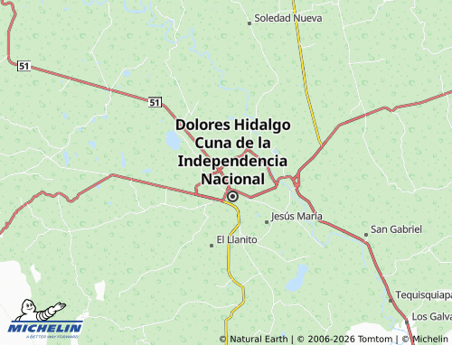 Mapa MICHELIN Padre Hidalgo - ViaMichelin