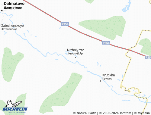 MICHELIN-Landkarte Nizhniy Yar - ViaMichelin
