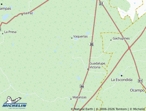MICHELIN Papas de Enmedio map - ViaMichelin