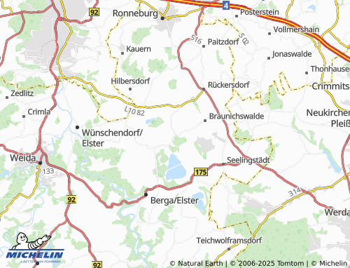 Mapa MICHELIN Gauern - ViaMichelin