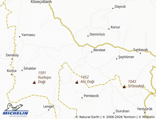 Mappa MICHELIN Göktürk - ViaMichelin