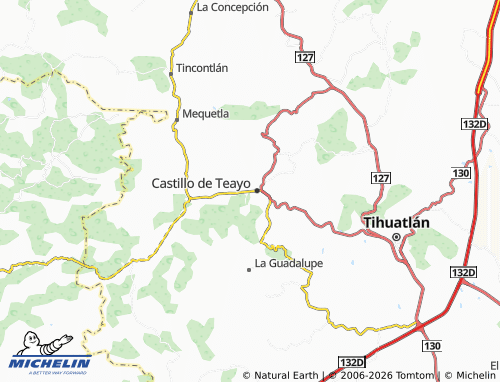 Mapa MICHELIN La Cruz - ViaMichelin