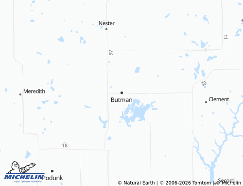 Mappa MICHELIN Butman - ViaMichelin