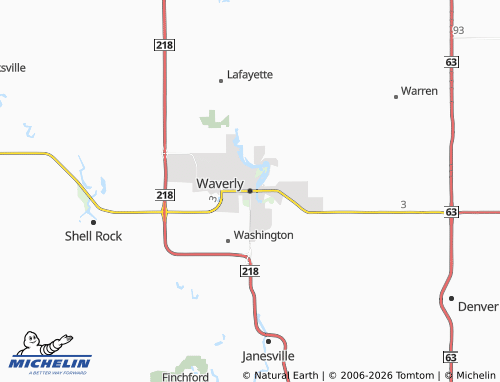 Mappa MICHELIN Waverly - ViaMichelin