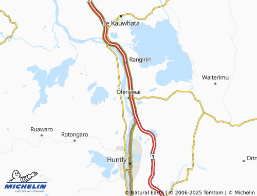 MICHELIN Ohinewai map - ViaMichelin