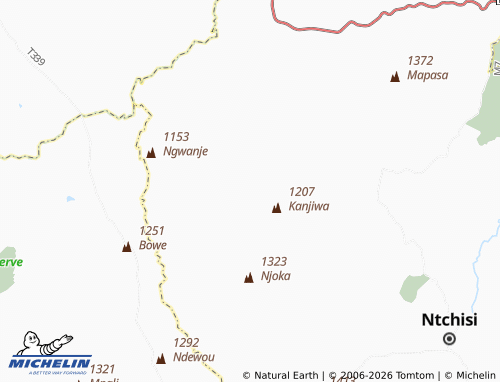 MICHELIN Chulu map - ViaMichelin