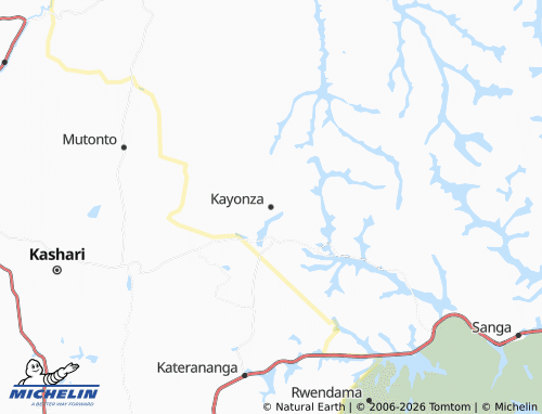 Mappa MICHELIN Kayonza - ViaMichelin