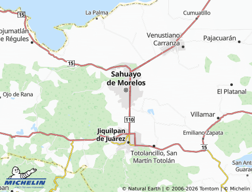 Mapa MICHELIN Las Rosas - ViaMichelin