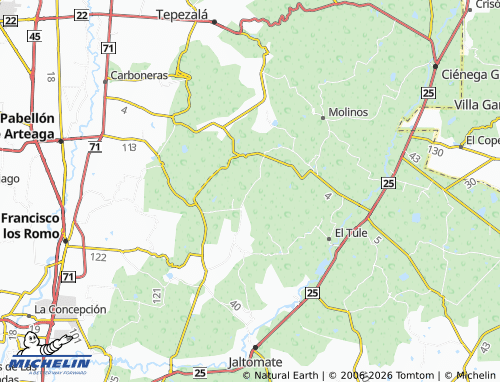 Mapa MICHELIN San Antonio de los Martínez - ViaMichelin