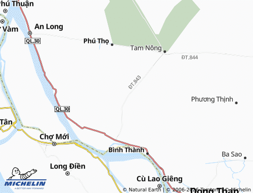 Mapa MICHELIN Tân Mỹ - ViaMichelin
