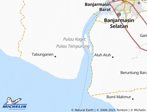 MICHELIN Sungai Telan Kecil map - ViaMichelin
