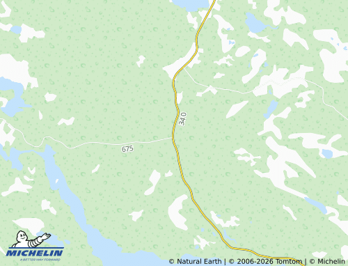 MICHELIN Tulleråsen map - ViaMichelin
