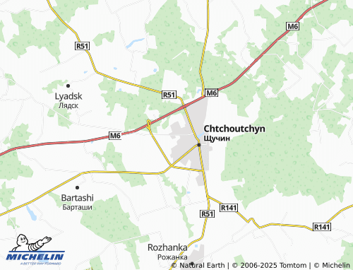 MICHELIN Novoselki map - ViaMichelin