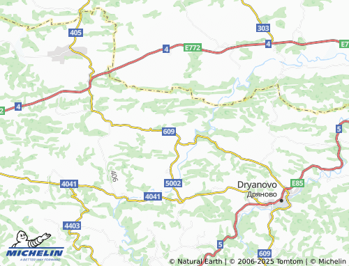 MICHELIN Gostilitsa map - ViaMichelin