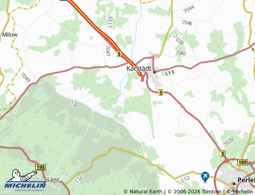 MICHELIN Stavenow map - ViaMichelin