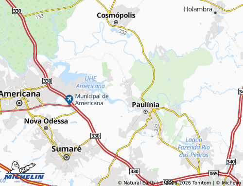 Mapa MICHELIN Saltinho - ViaMichelin