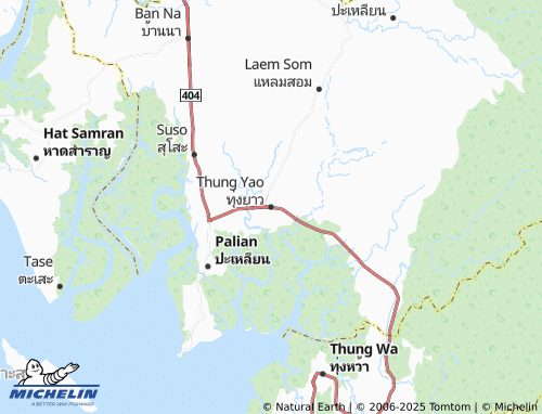 MICHELIN Thung Yao map - ViaMichelin
