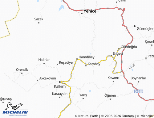 MICHELIN Hamdibey map - ViaMichelin