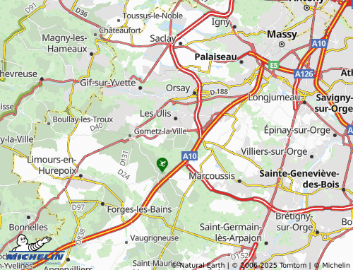 Kaart MICHELIN Villeziers - ViaMichelin