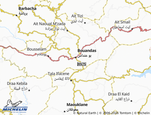Mappa MICHELIN Bou'andas - ViaMichelin