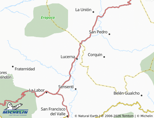 MICHELIN-Landkarte Lucerna - ViaMichelin