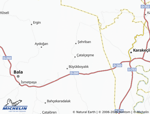Mappa MICHELIN Çatalçeşme - ViaMichelin