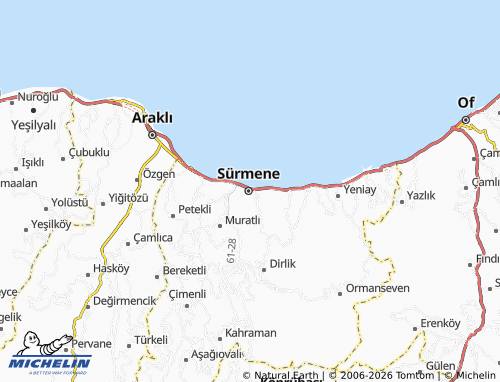 MICHELIN Çamlıca map - ViaMichelin