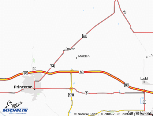 Carte MICHELIN Malden - ViaMichelin