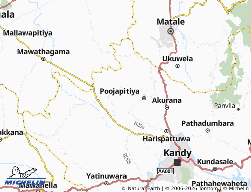 Mappa MICHELIN Marathugoda South - ViaMichelin