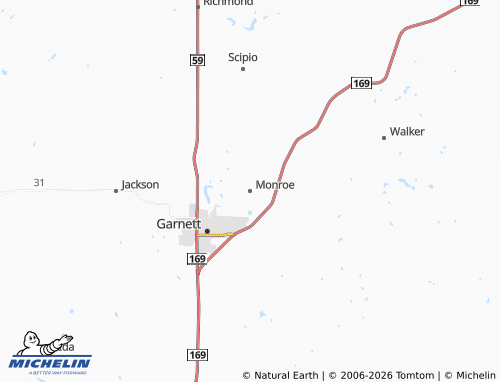 Mappa MICHELIN Monroe - ViaMichelin