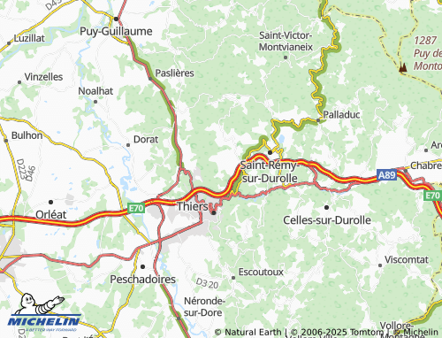 Mappa MICHELIN Chochat - ViaMichelin