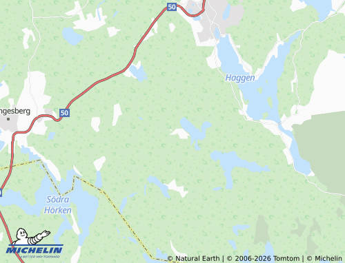 Mappa MICHELIN Hällsjön - ViaMichelin