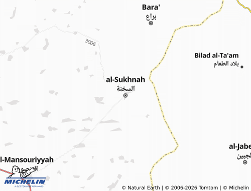 Kaart MICHELIN al-Sukhnah - ViaMichelin
