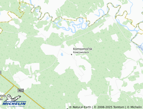 MICHELIN Komsomol'sk map - ViaMichelin