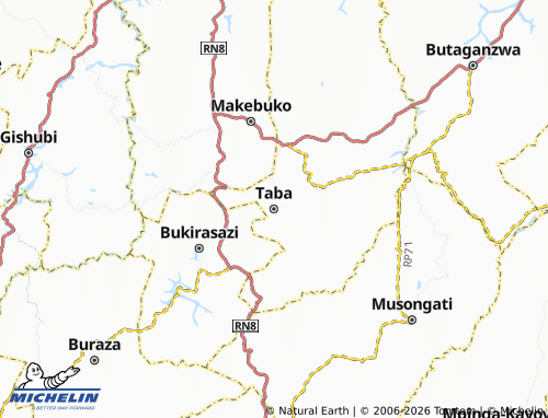 MICHELIN Taba map - ViaMichelin