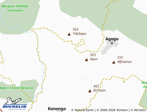 Mapa MICHELIN Akutuasi - ViaMichelin