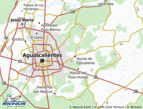 Mappa MICHELIN Lomas del Zoyatal - ViaMichelin