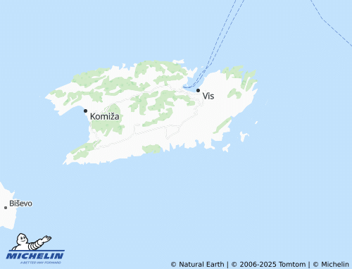 MICHELIN Marinje Zemlje map - ViaMichelin